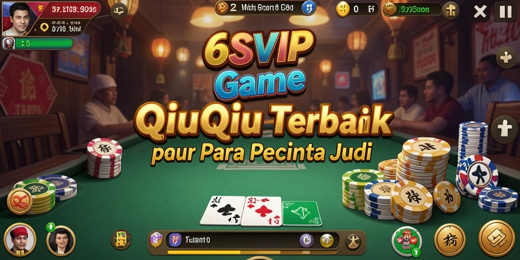 Tampilan gameplay seru dalam 6SVIP dengan kartu QiuQiu.