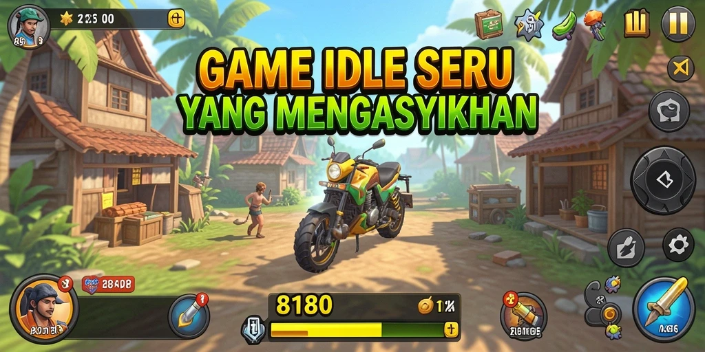 Screenshot utama 8180 menampilkan gameplay Idle yang menakjubkan dan menarik.