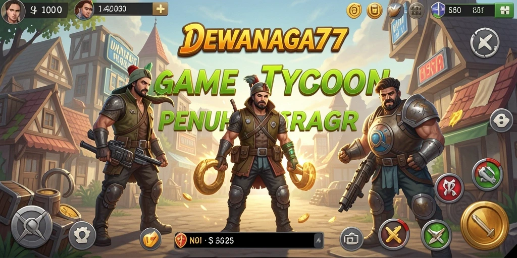 Tangkapan layar gameplay DEWANAGA77 menampilkan aksi manajerial yang mendebarkan.