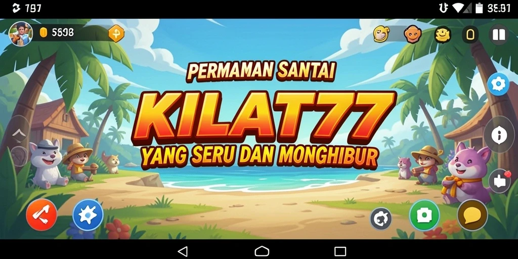 Tangkapan layar utama KILAT77 menampilkan gameplay yang seru dan penuh warna.