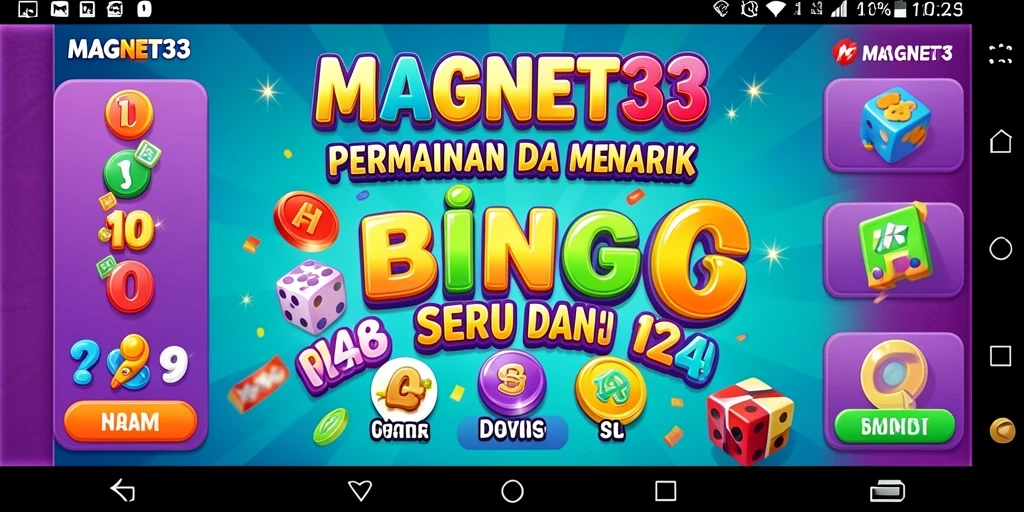 Tampilan gameplay seru dalam permainan Bingo MAGNET33 yang menantang.