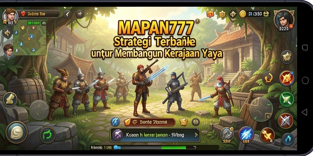 Screenshot gameplay MAPAN777 menunjukkan serunya merancang strategi perang.