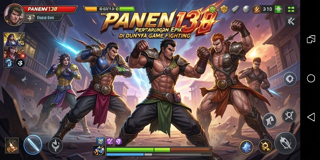 Screenshot gameplay PANEN138 yang menunjukkan aksi pertarungan yang mendebarkan.