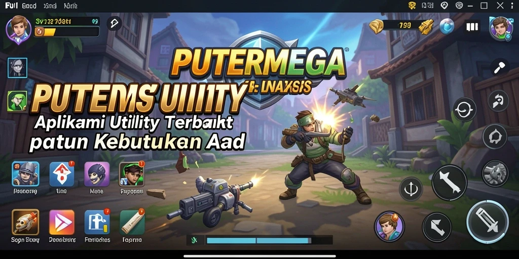 Tampilan antarmuka aplikasi PUTERMEGA yang sederhana dan efektif.