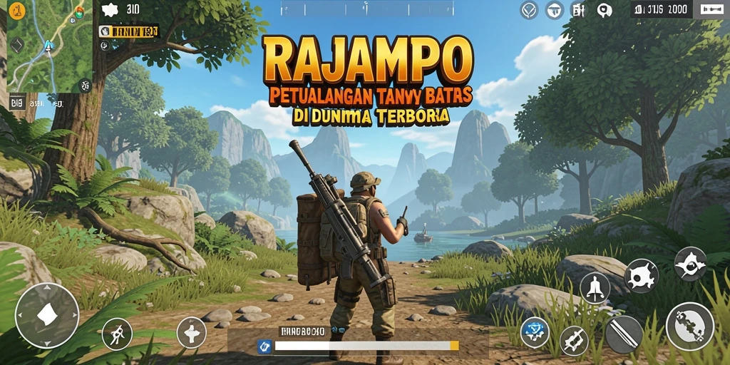 Screenshot RAJAMPO menampilkan pengalaman gameplay Open World yang mendalam.