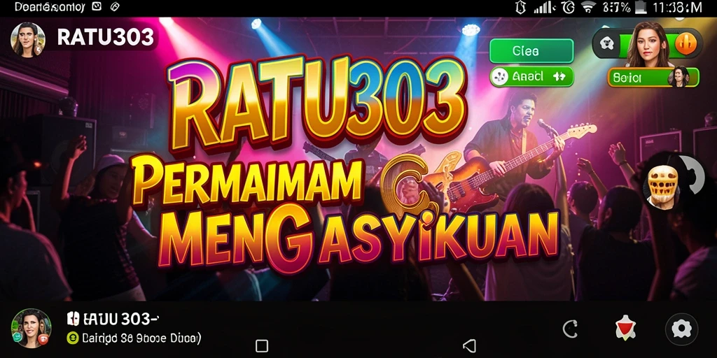 Tampilan gameplay menarik dari RATU303 dengan musik yang menghibur.