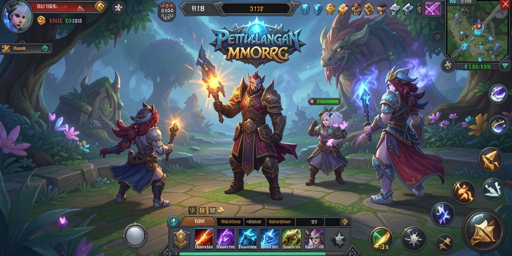 Tampilan memukau dari gameplay RI188 di dunia MMORPG.