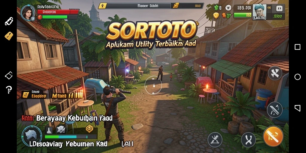 Tampilan antarmuka SORTOTO yang sederhana dan efektif untuk utility.